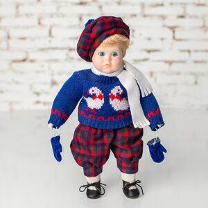 Vintage 1992 Heritage Mint Porcelain Doll "Michael" Scottish Outfit